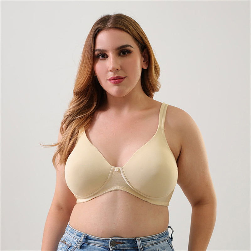 Yellow Push-Up Wide Straps Bra