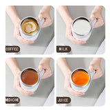 Automatic magnetic stirring coffee cup