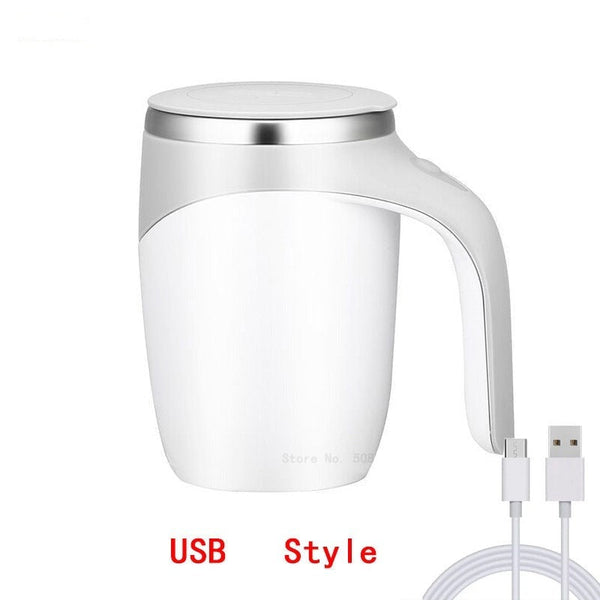 Automatic magnetic stirring coffee cup