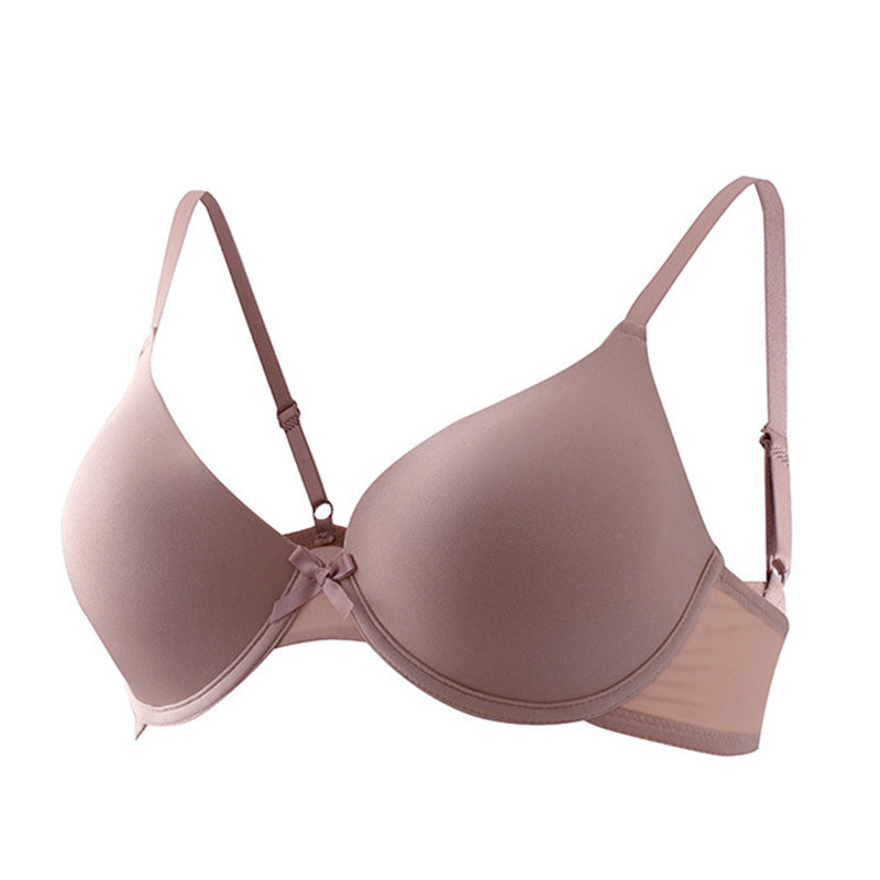 Solid Ultra-thin Push up Bra