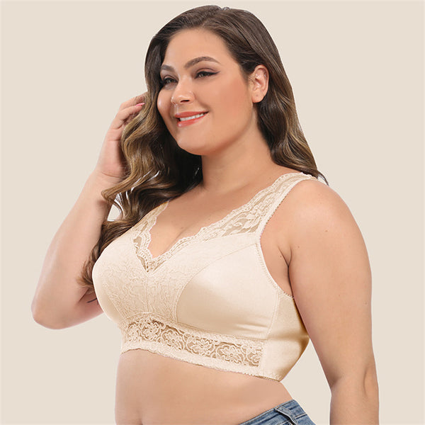 Lace-trimmed Tank Top Bra