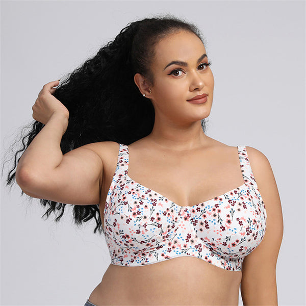 Premium Cotton Wide Strap Bra