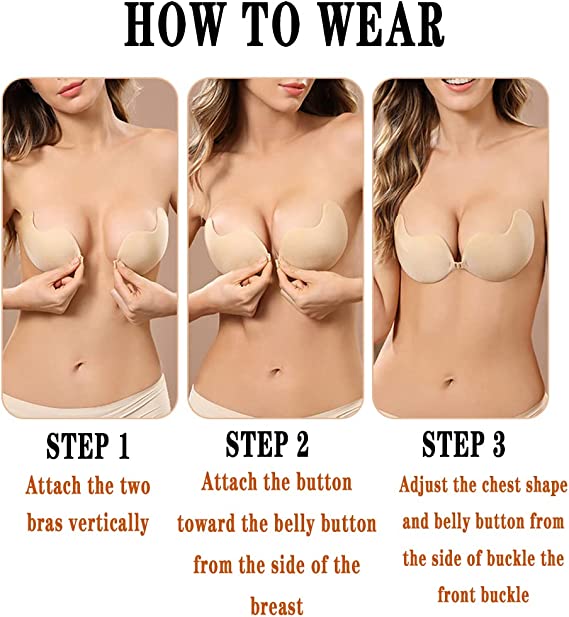 Strapless Sticky Invisible Silicone Bra