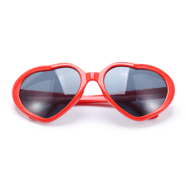 Retro heart-shaped glasses party eye protection sunglasses